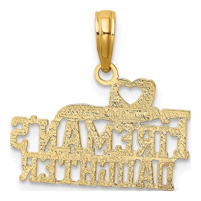14K Yellow Gold Fireman's Daughter Pendant – view 5