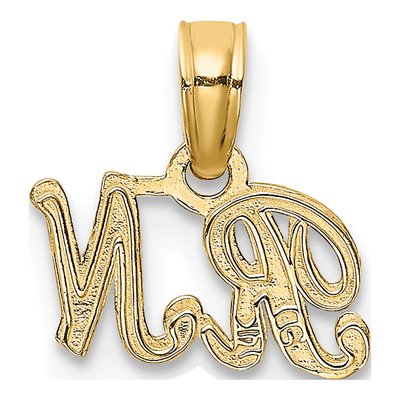 14K Yellow Gold R.N Charm – view 5