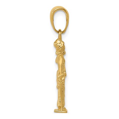 14K Yellow Gold Of Justice Pendant – view 3