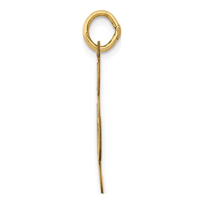 14K Yellow Gold Treble Clef Pendant – view 3