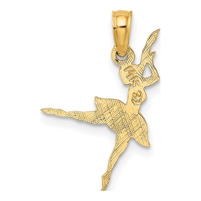 14K Yellow Gold Ballerina Pendant – view 5