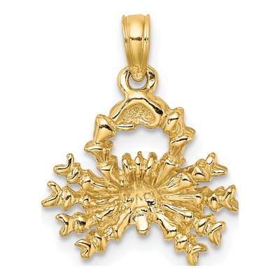14K Yellow Gold Cancer Zodiac Charm – view 5