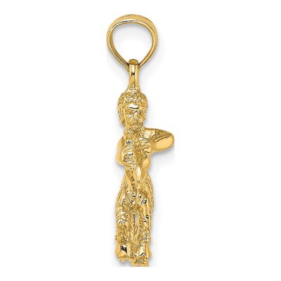 14K Yellow Gold Sagittarius Zodiac Charm – view 3