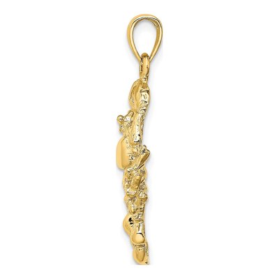 14K Yellow Gold Scorpio Zodiac Pendant – view 3