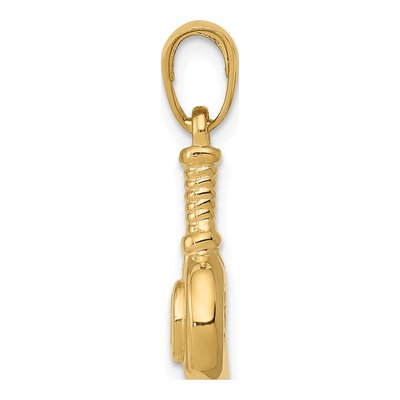 14K Yellow Gold 3-D Blow Dryer Pendant – view 3