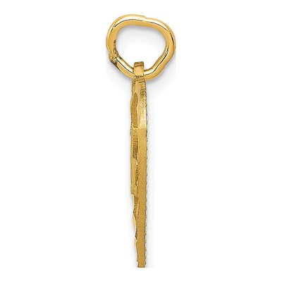 14K Yellow Gold 'p.s I Love You' Pendant – view 3