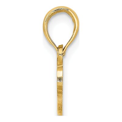 14K Yellow Gold Grand Cayman Island Map Charm – view 3