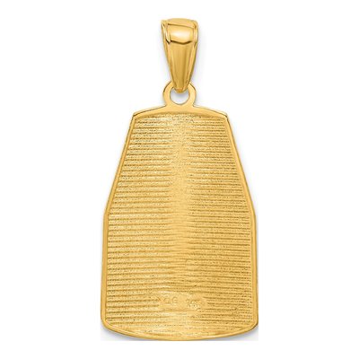 14K Yellow Gold Key West Miles to Cuba Pendant – view 4