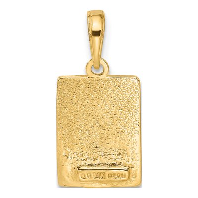 14K Yellow Gold Key West Mile Marker Pendant – view 4