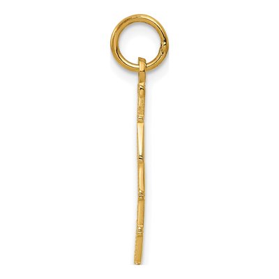 14K Yellow Gold Taken Vertical Pendant – view 3