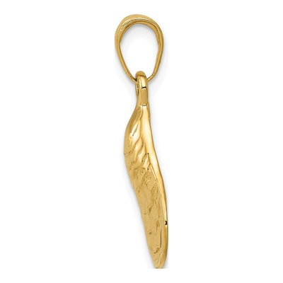 14K Yellow Gold Oyster Shell Pendant – view 3