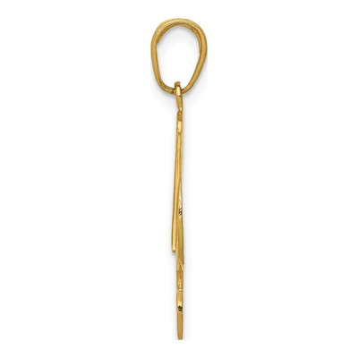 14K Yellow Gold Pelican Pendant – view 3