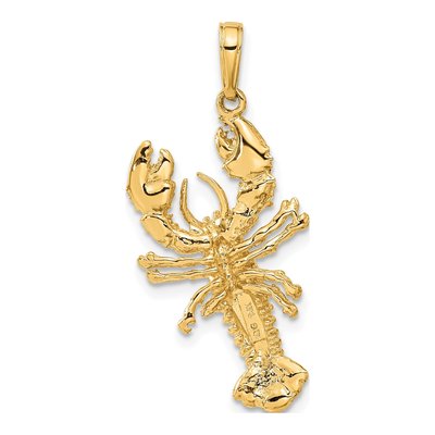 14K Yellow Gold 3D Pendant – view 4