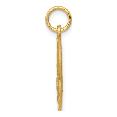 14K Yellow Gold Angel Heart Pendant – view 3