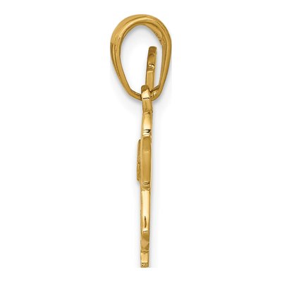 14K Yellow Gold Horse Pendant – view 3