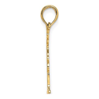14K Yellow Gold Gymnastics Floor Pendant – view 3