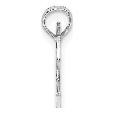 14K White Gold Megaphone Pendant – view 3