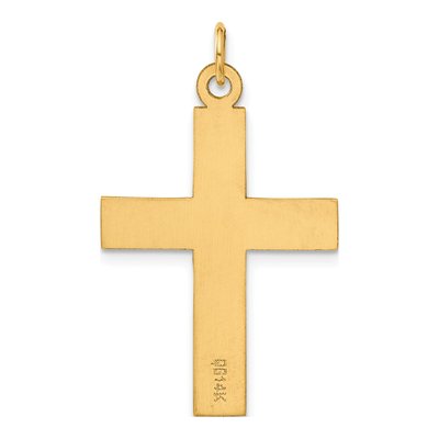 14K Yellow Gold Cross Pendant – view 4