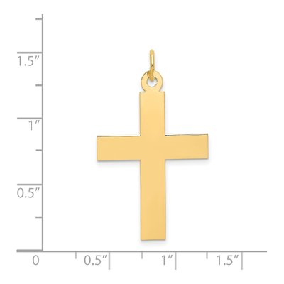 14K Yellow Gold Cross Pendant – view 5
