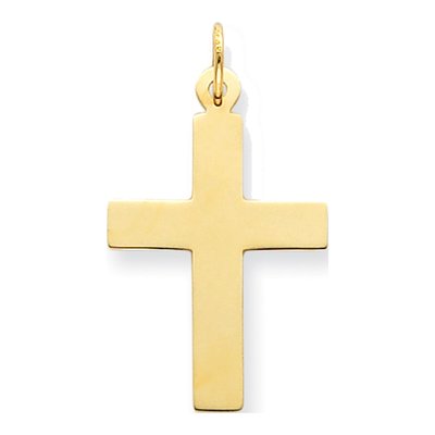 14K Yellow Gold Cross Pendant