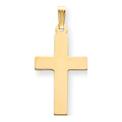14K Yellow Gold Cross Pendant