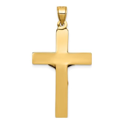 14K Yellow Gold Crucifix Pendant – view 5