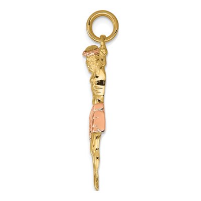 14K Two-Tone Gold Corpus Pendant – view 3