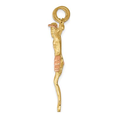 14K Two-Tone Gold Corpus Pendant – view 3