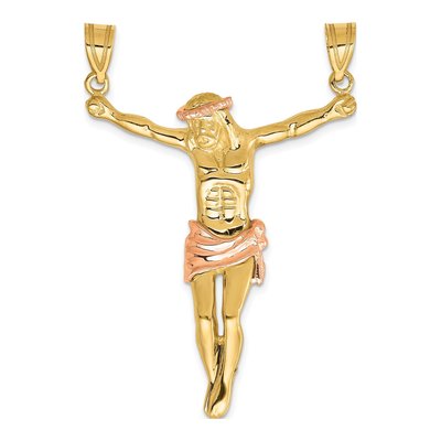 14K Two-Tone Gold Corpus Pendant