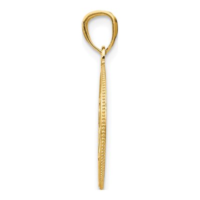 14K Yellow Gold Filigree Star of David Pendant – view 3