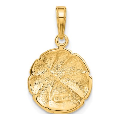 14K Yellow Gold Basketball Pendant – view 4