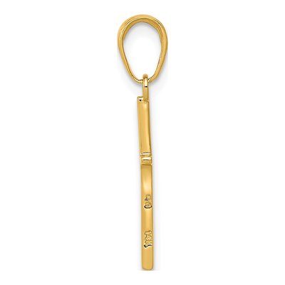 14K Yellow Gold Cross Pendant – view 3
