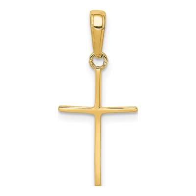 14K Yellow Gold Cross Pendant – view 4