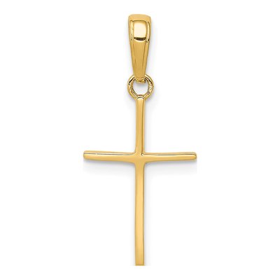 14K Yellow Gold Cross Pendant