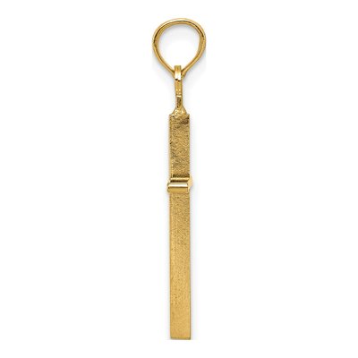 14K Yellow Gold Cross Pendant – view 3
