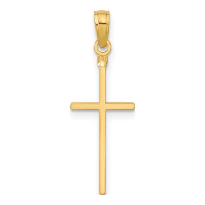 14K Yellow Gold Cross Pendant – view 4