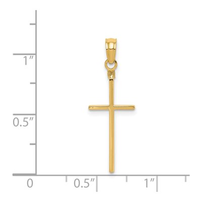 14K Yellow Gold Cross Pendant – view 5