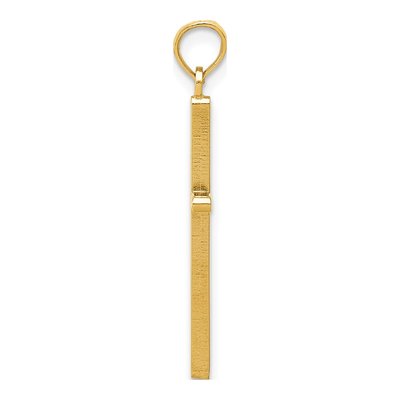 14K Yellow Gold Cross Pendant – view 3