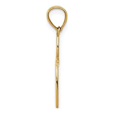 14K Yellow Gold Passion Cross Pendant – view 3