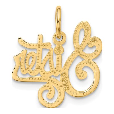 14K Yellow Gold Sister Pendant – view 4