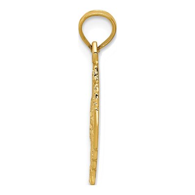14K Yellow Gold Jerusalem Cross Pendant – view 3
