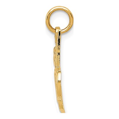 14K Yellow Gold Daughter Number 1 Pendant – view 3