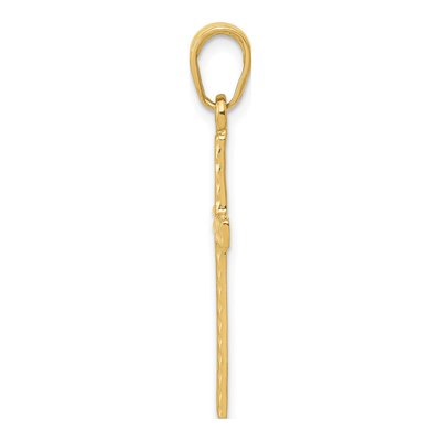 14K Yellow Gold Latin Cross Pendant – view 3