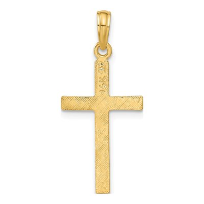 14K Yellow Gold Latin Cross Pendant – view 4