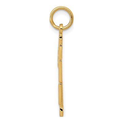 14K Yellow Gold SON Number 1 Pendant – view 3