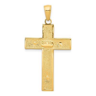 14K Yellow Gold Latin Crucifix Pendant – view 5
