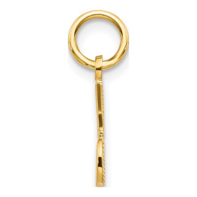 14K Yellow Gold DAD Number 1 Pendant – view 3