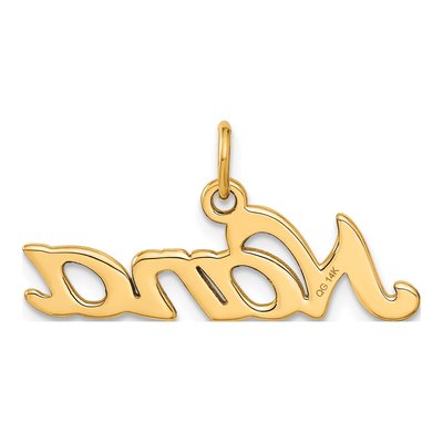 14K Yellow Gold NANA Pendant – view 4