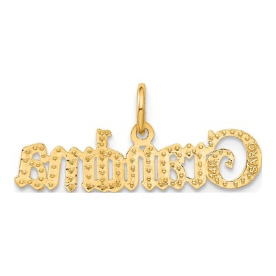 14K Yellow Gold Grandma Pendant – view 4