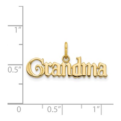 14K Yellow Gold Grandma Pendant – view 5